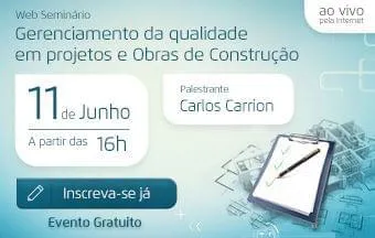 Gerenciamento da qualidade de projetos é tema de Web Seminário